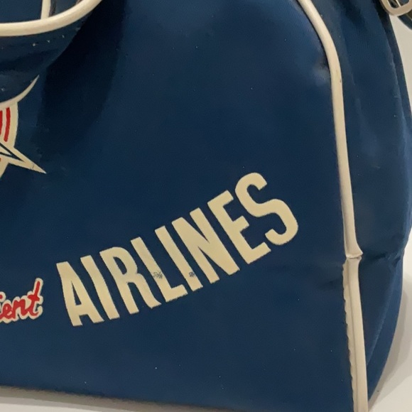 RARE FIND - Vintage 1960s Northwest Orient Airlines Carry On Bag Fair Condition - Picture 9 of 11